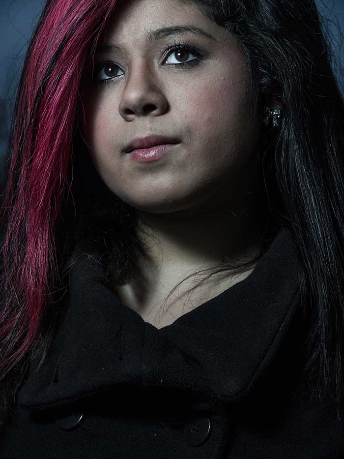 Kristy Flores, Pink Hair