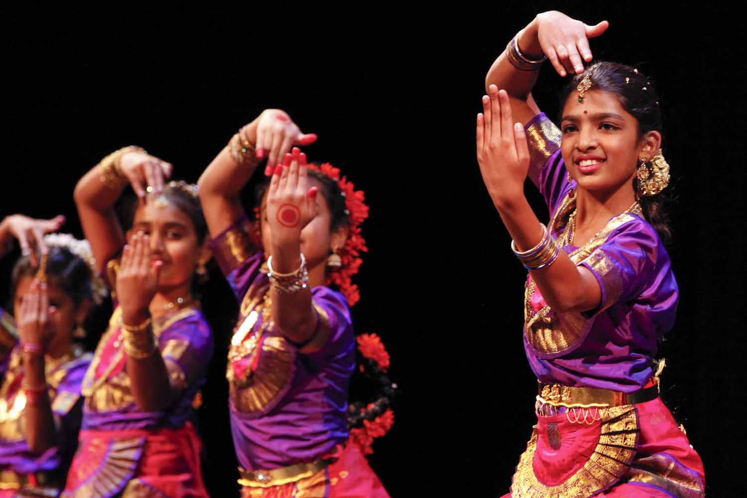Dancers perform during the first act of the evening at India Nite.