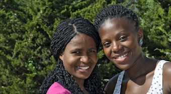 Two South African students.