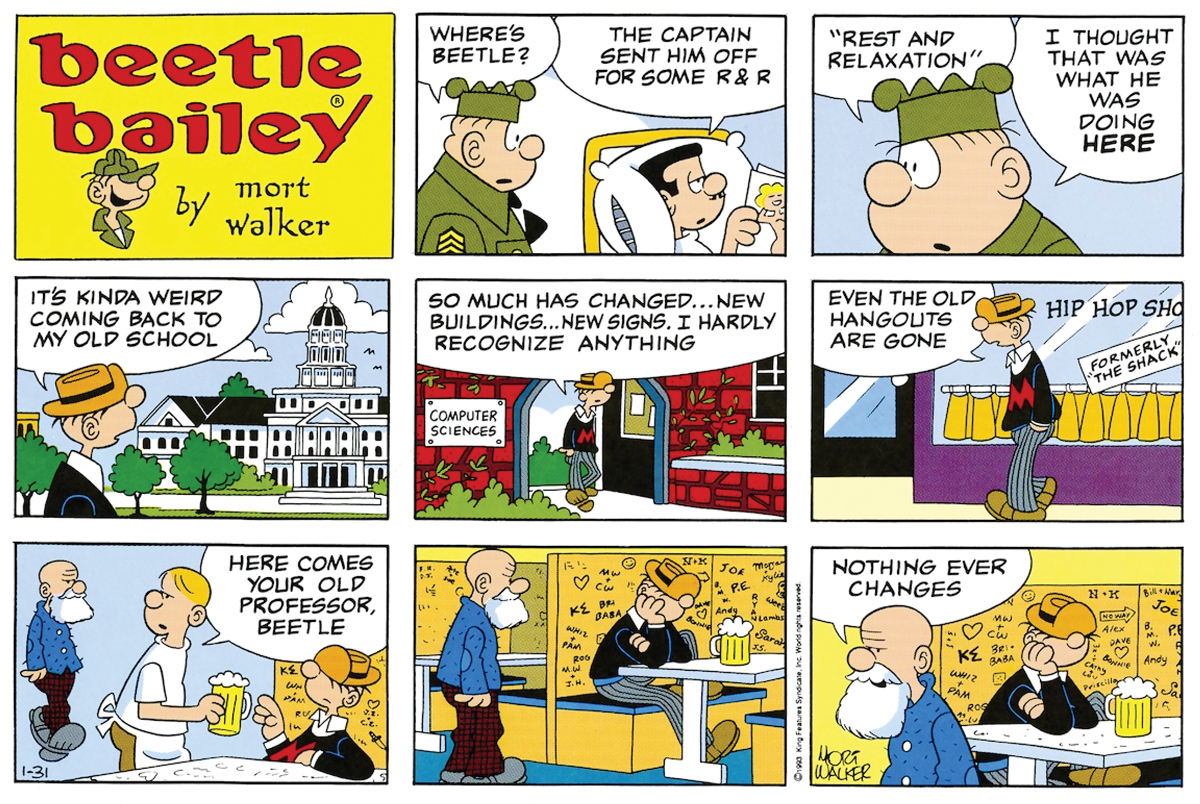 Beetle Bailey comic strip