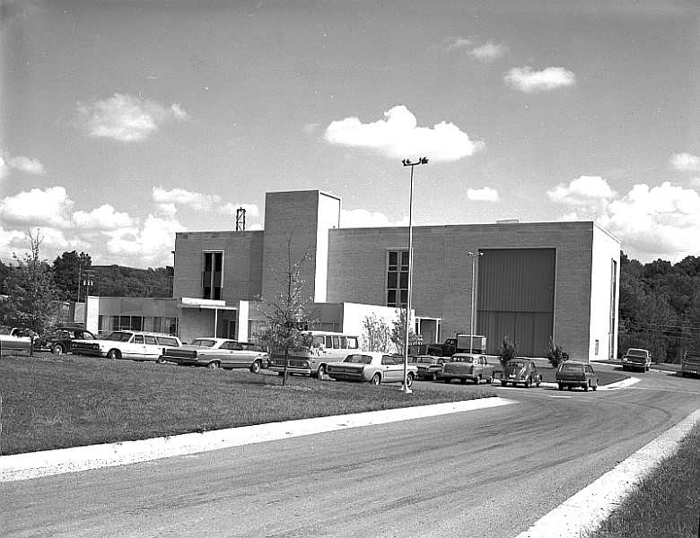 The Space Sciences Research Center’s flagship facility, located near the MU Research Reactor, as it appeared soon after construction.